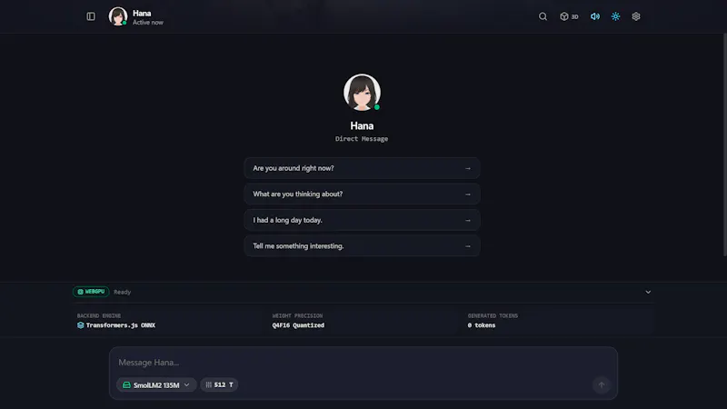 Hana screenshot 3