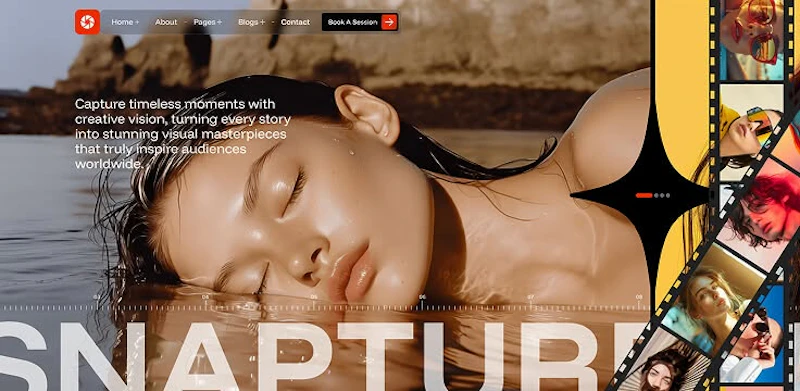 Photography WordPress Website Theme screenshot 6