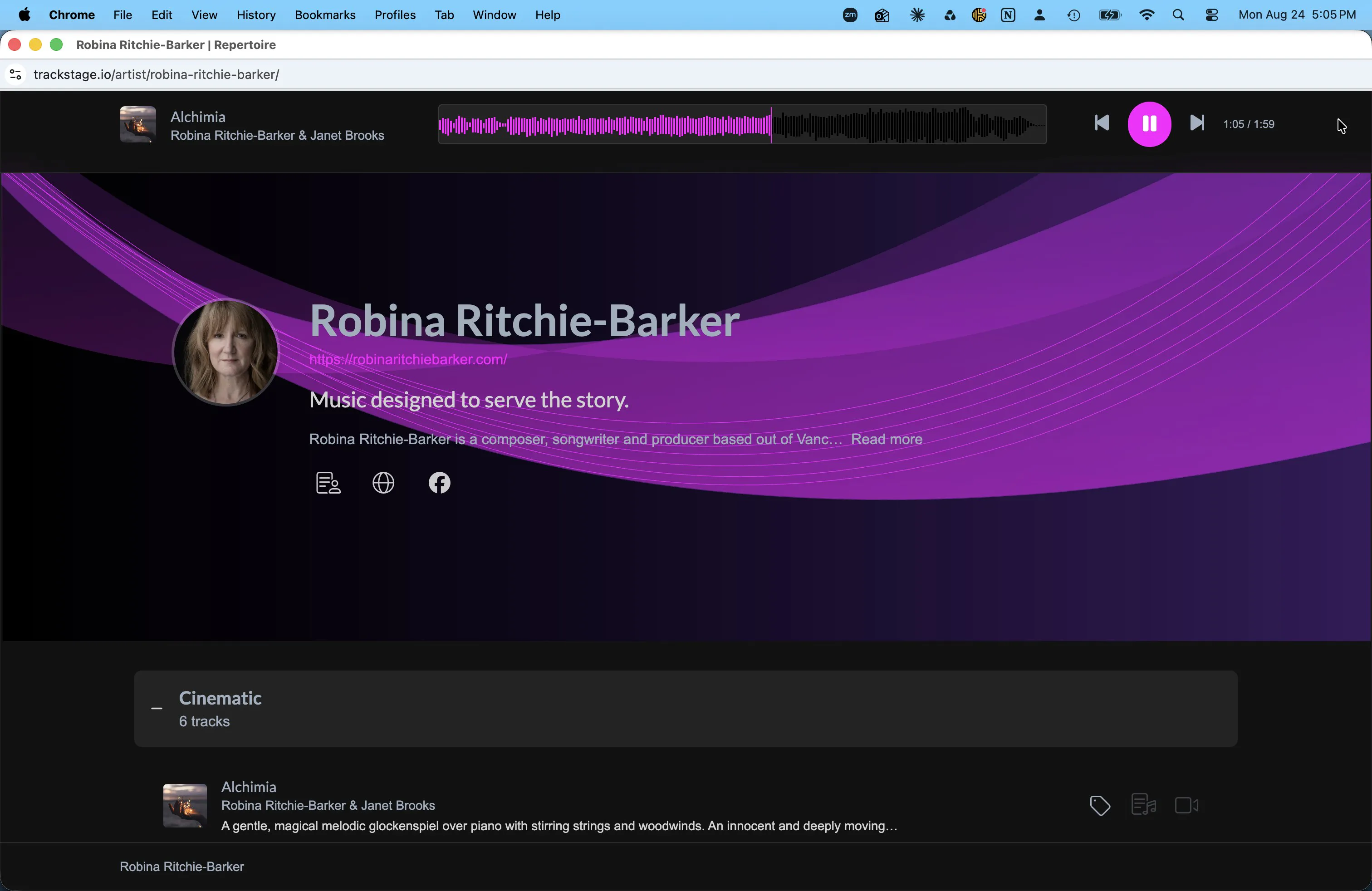 TrackStage 3.0 screenshot