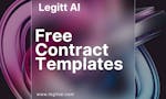 Legitt AI Free Contract Templates image
