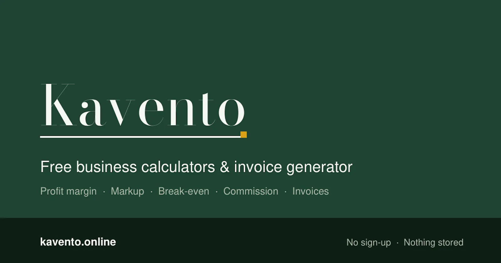 Kavento screenshot 1