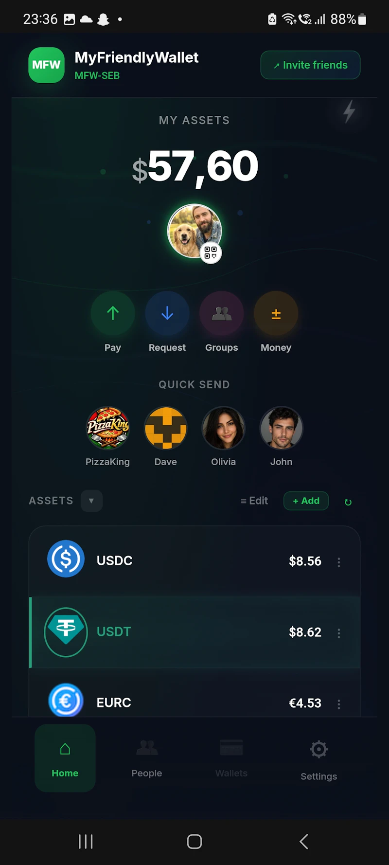 MyFriendlyWallet screenshot 3