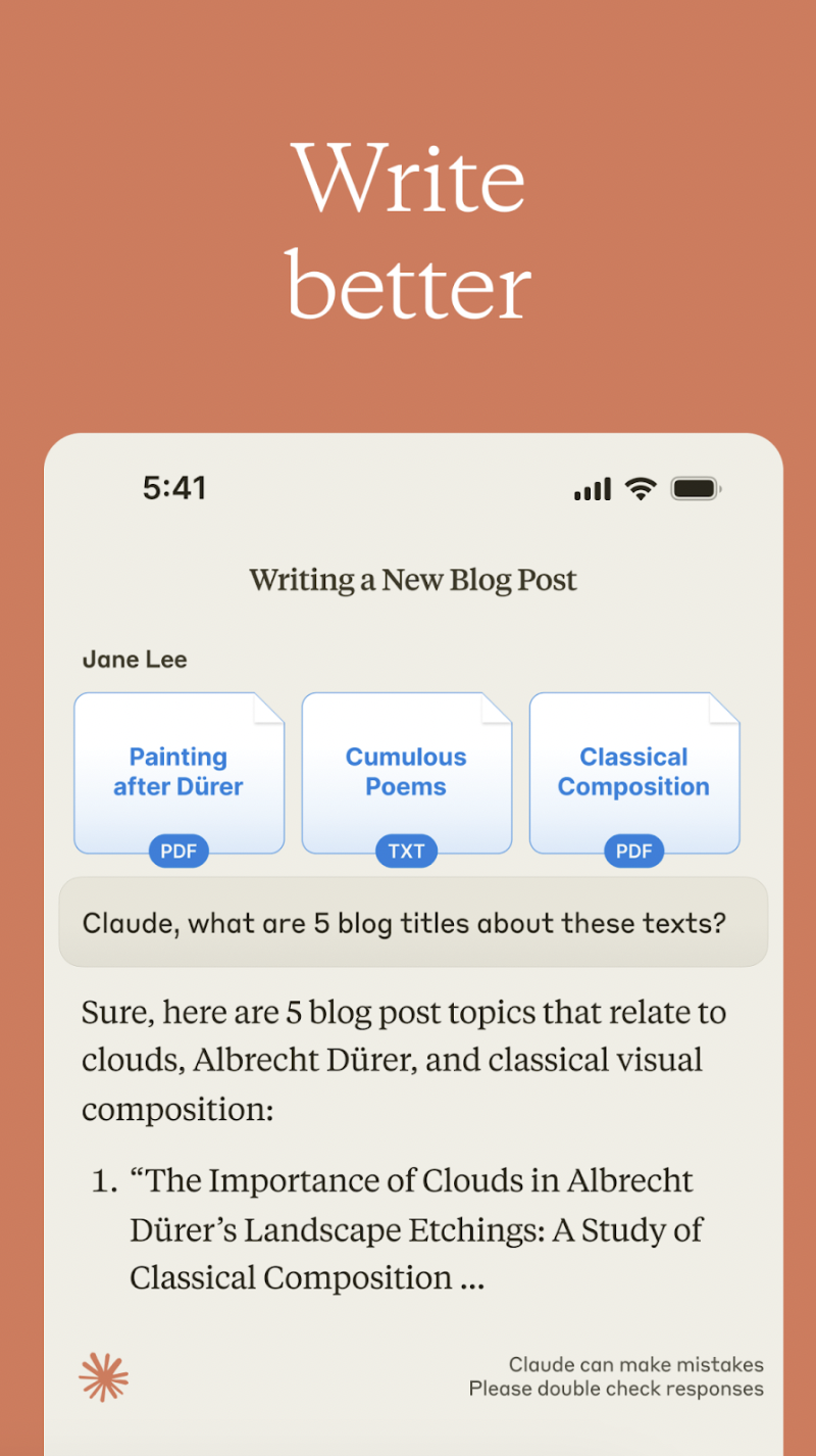 Claude para iOS - La asistente oficial de inteligencia artificial de Anthropic, en tu bolsillo trasero media 2