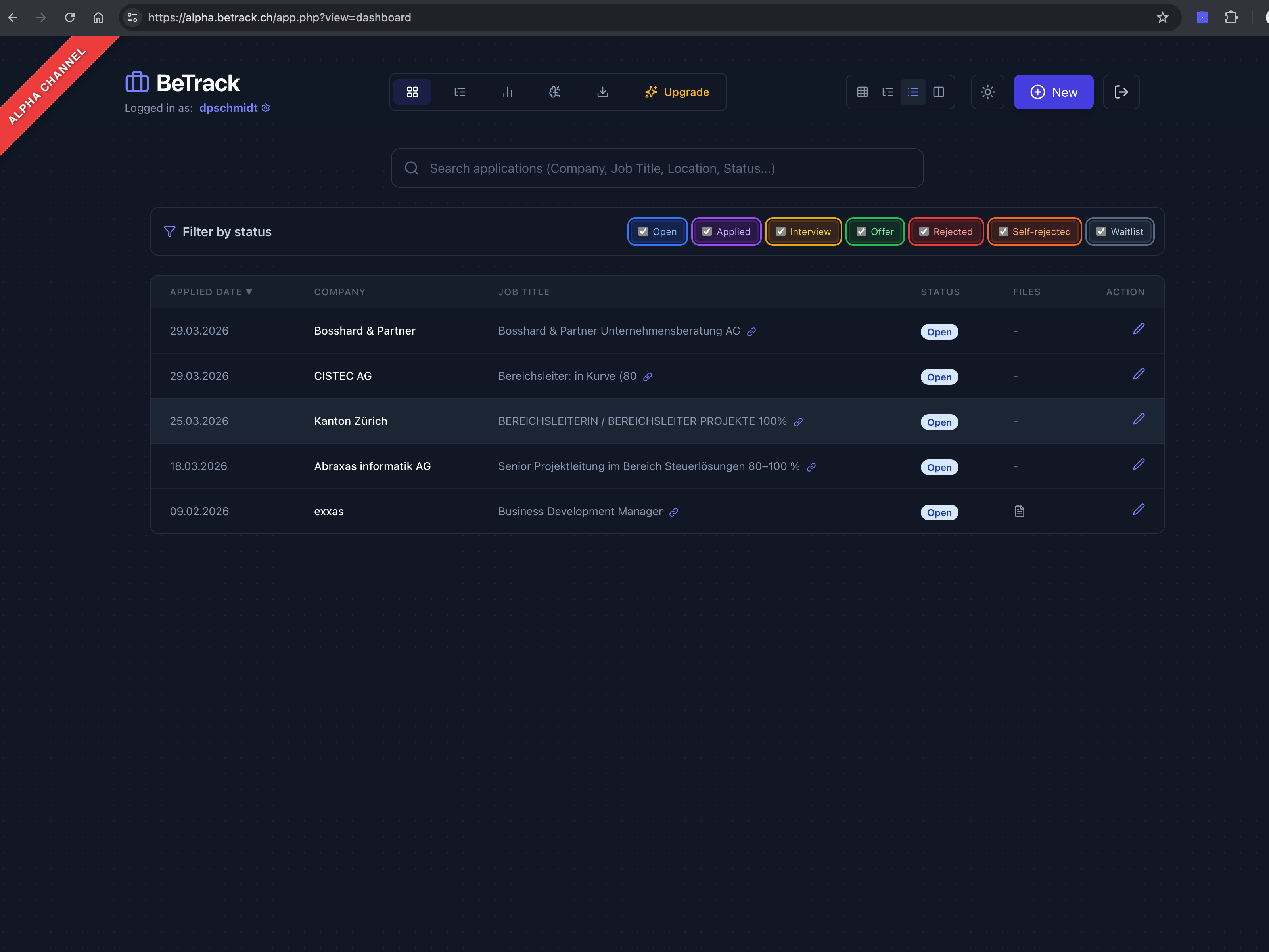 BeTrack gallery image