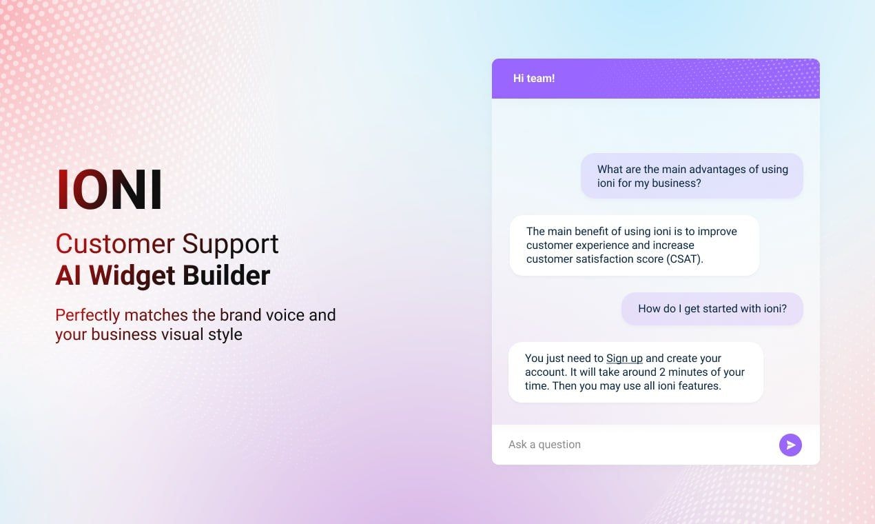 startuptile ioni-Boost your customer support productivity with ChatGPT-4