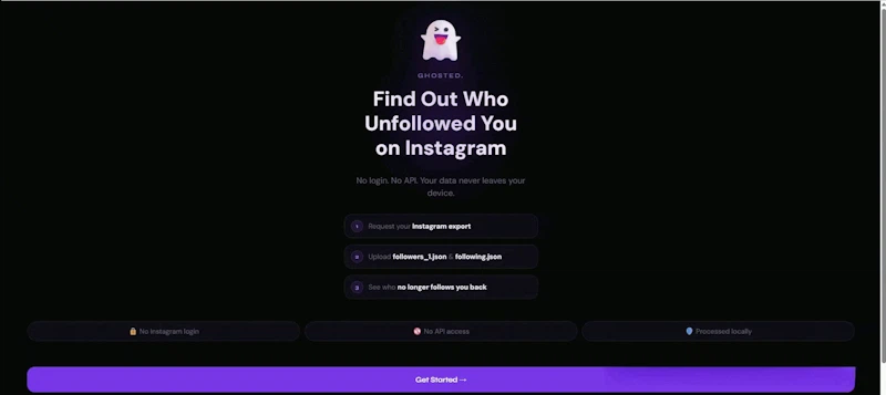 Ghosted screenshot 1