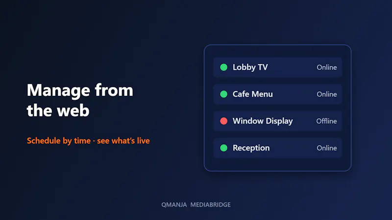 Qmanja Signage screenshot 9
