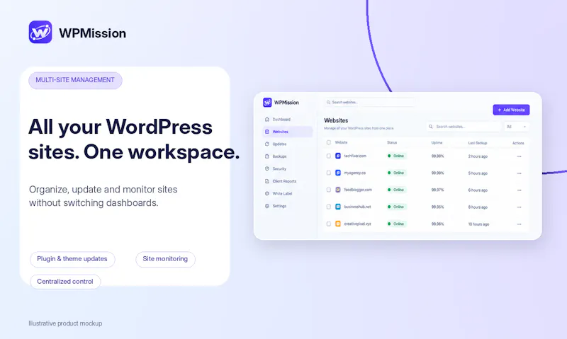 WPMission screenshot 1
