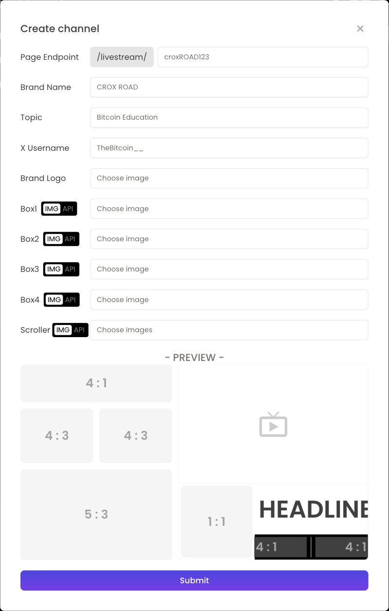 Lyxstream - Lyxstream으로 나만의 24/7 TV 채널을 만듭니다 미디어 9