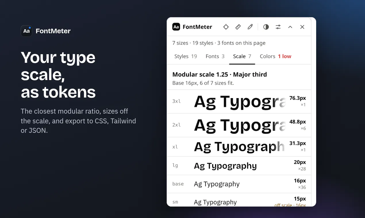 FontMeter gallery image