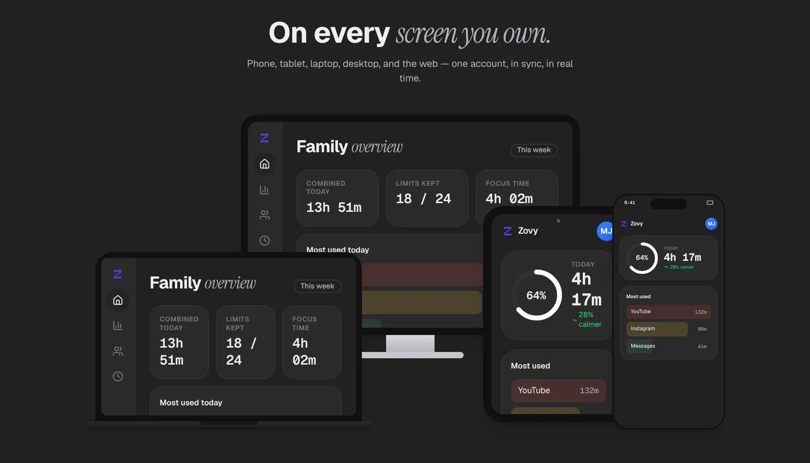 Zovy — Less screen, more life. gallery image