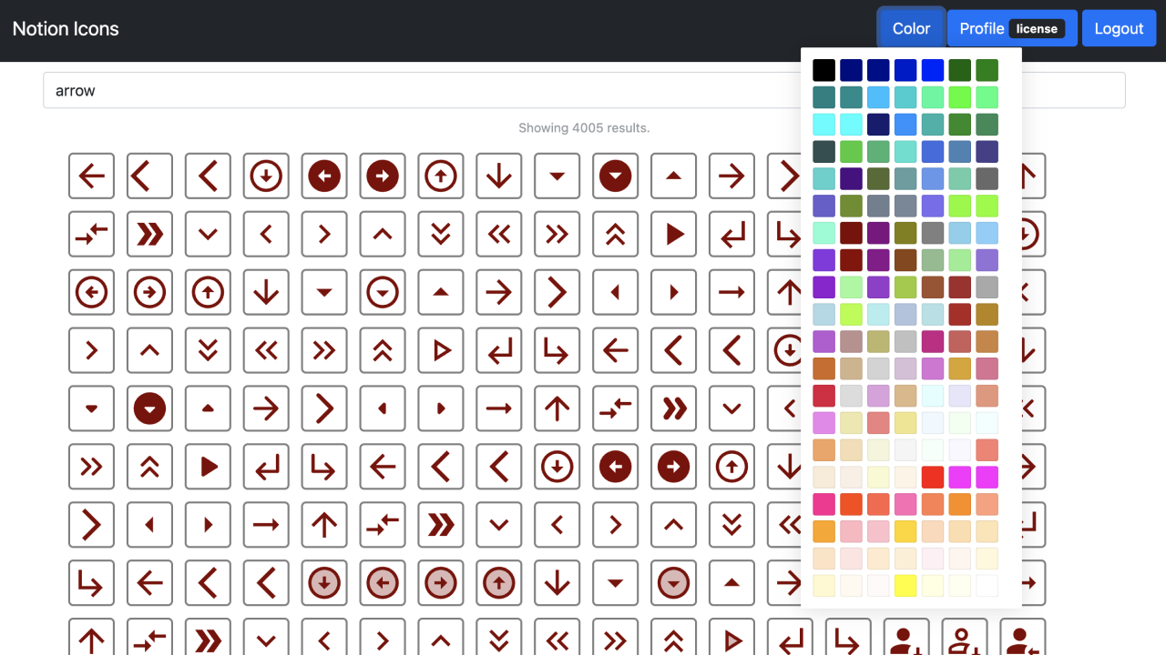 Notion Icons gallery image