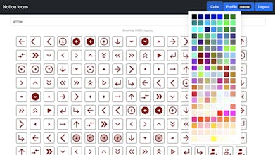 Notion Icons gallery image