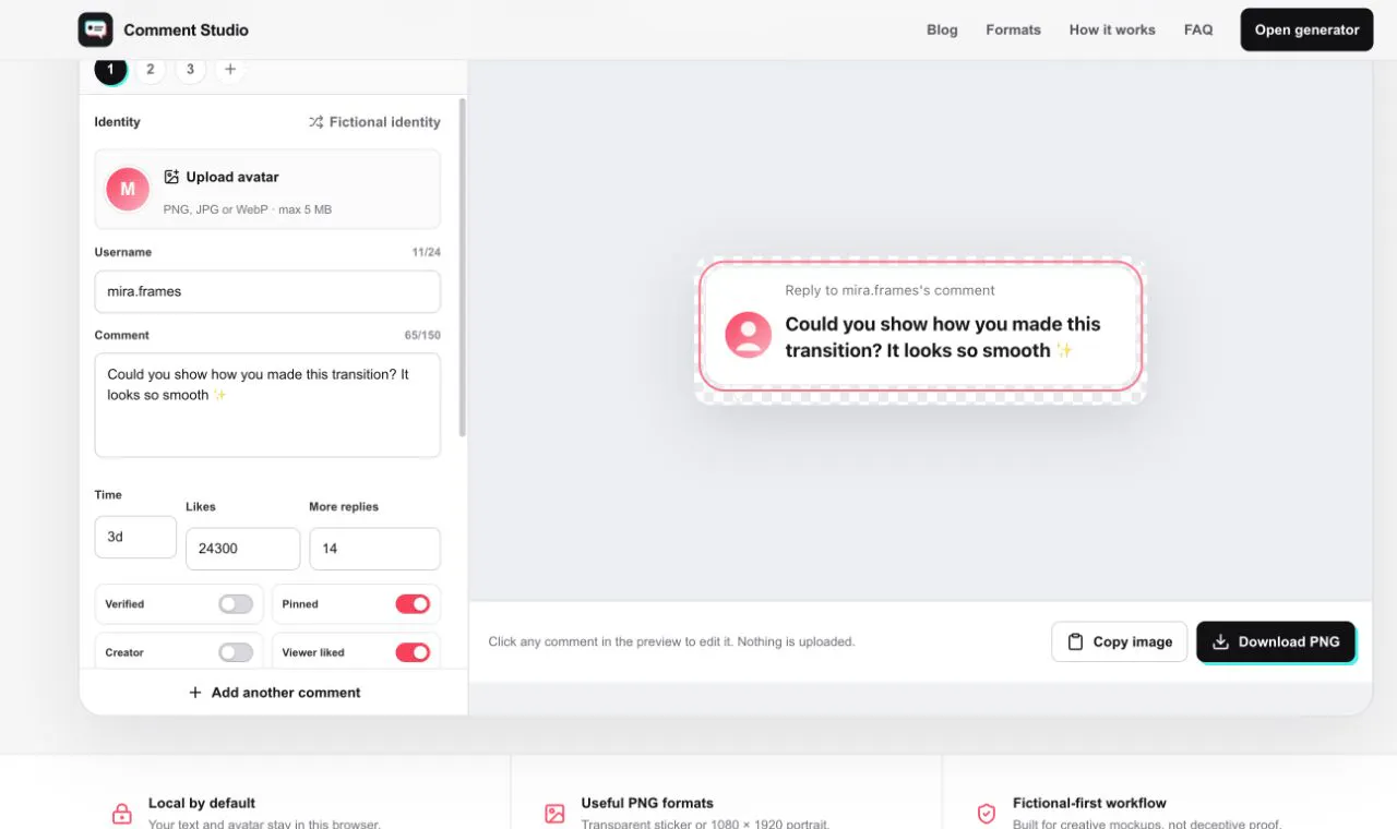 tiktok comment generator.com gallery image