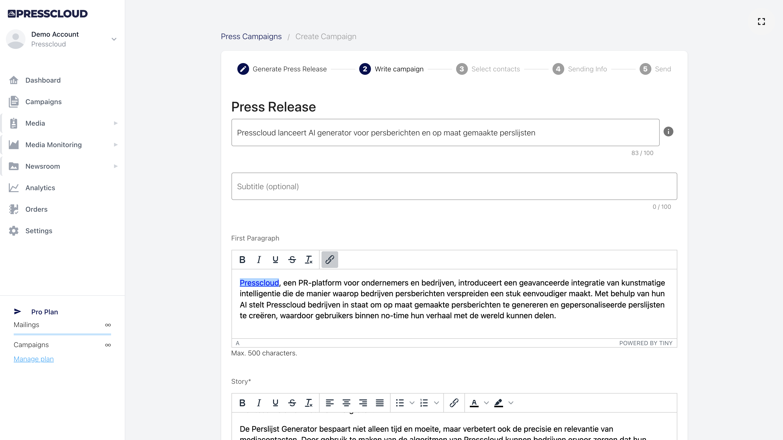 Presscloud.ai gallery image