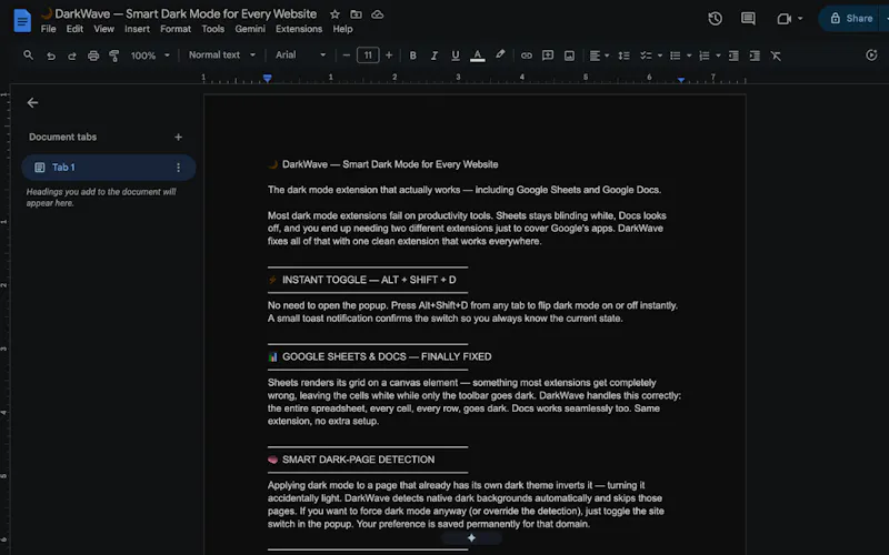 DarkWave screenshot 4
