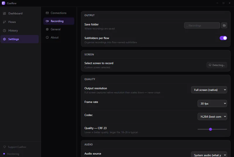 Cueflow screenshot 4