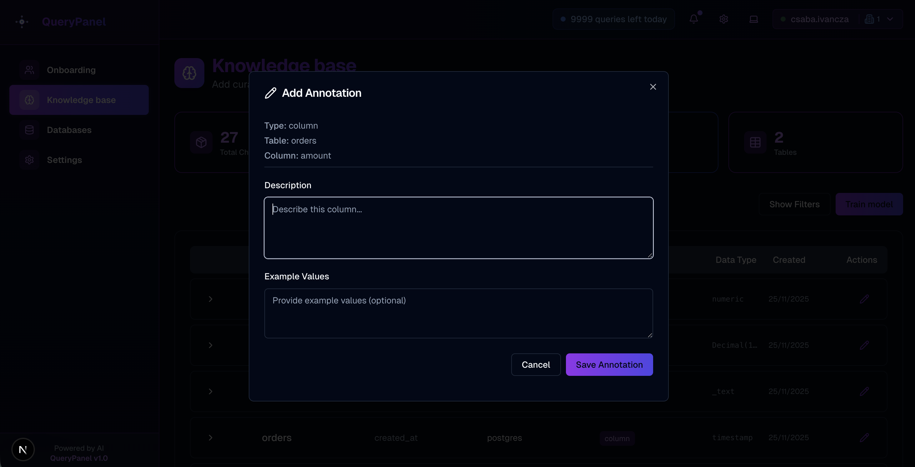 Querypanel: AI-Powered Visualizations gallery image