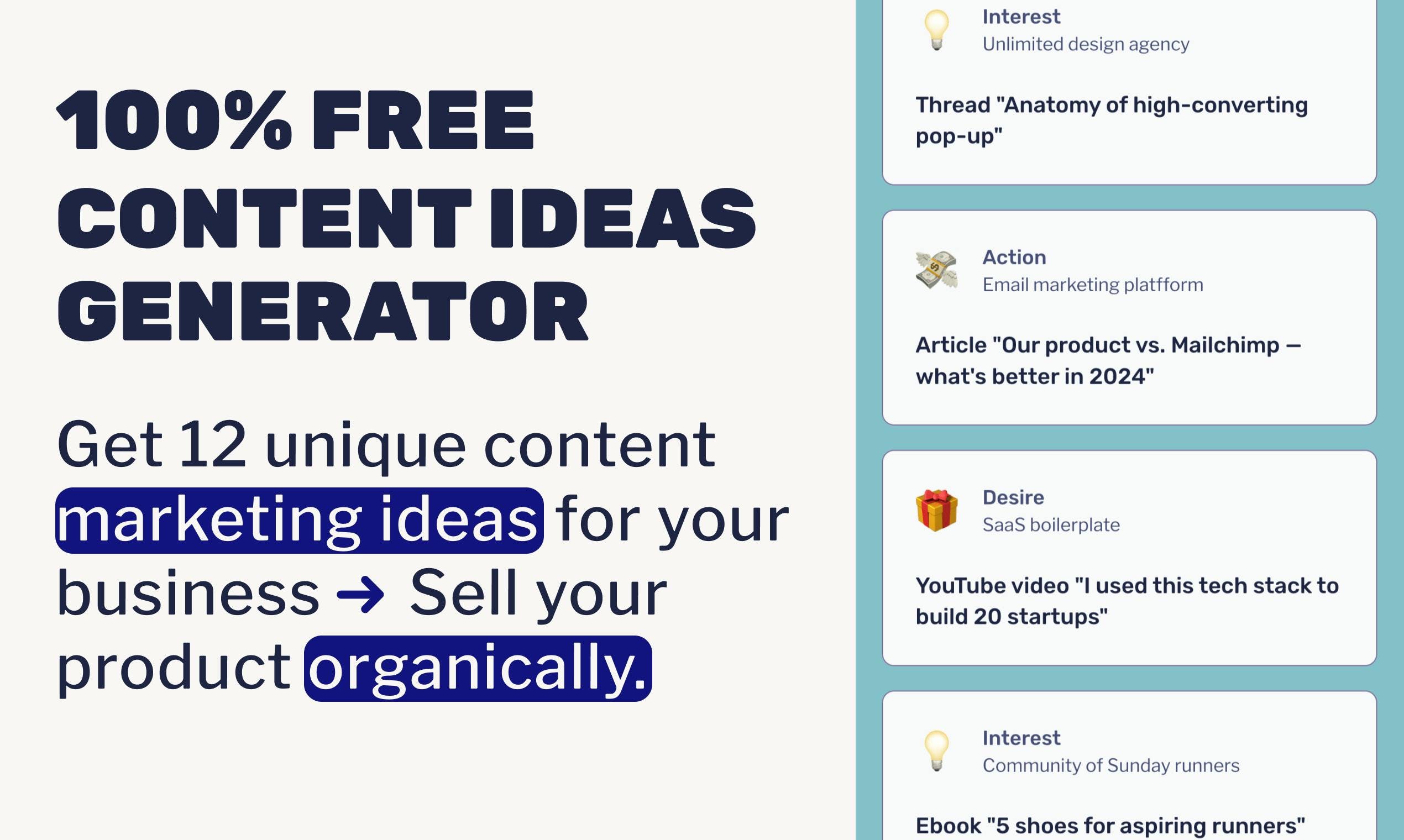 Content Ideas Generator media 1