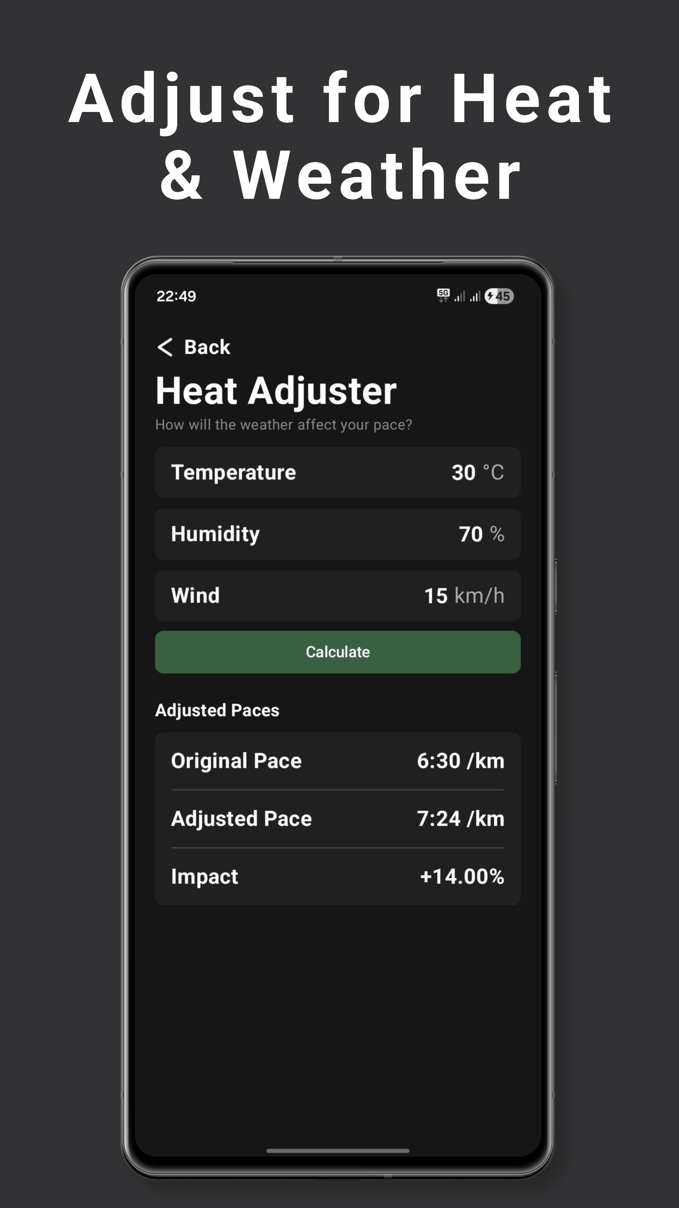 Runneras - Running Calculator gallery image