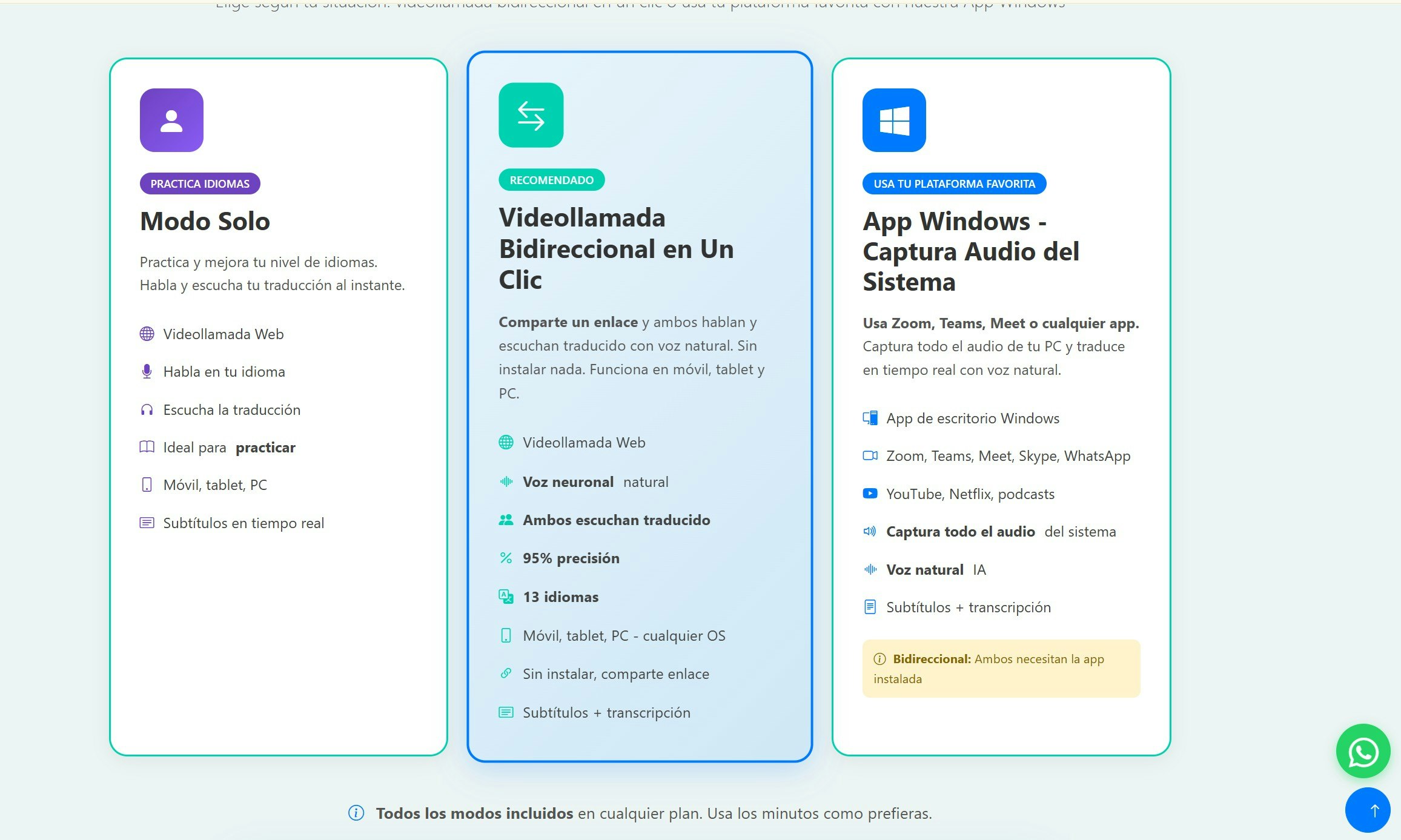 TraductorEnVivo - Screenshot 4 showing product features and functionality