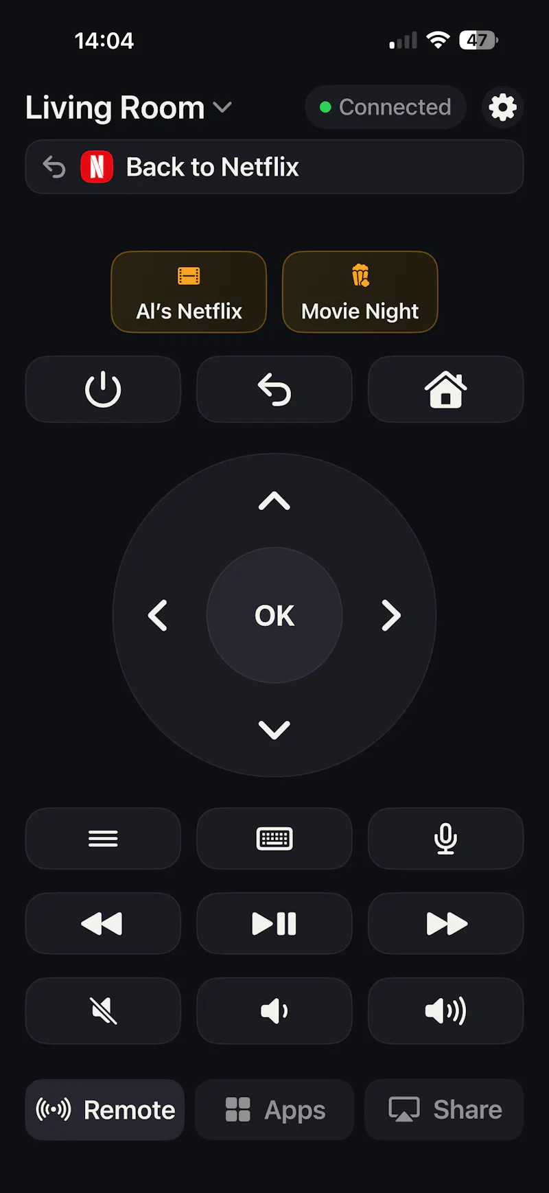 Clicker: TV Remote screenshot 1