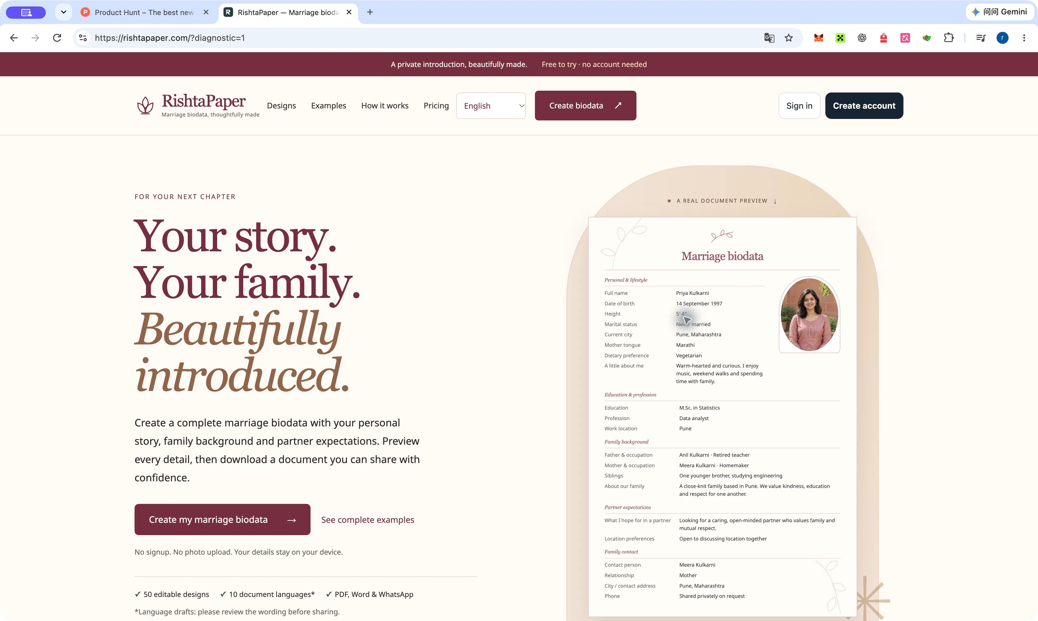 RishtaPaper gallery image