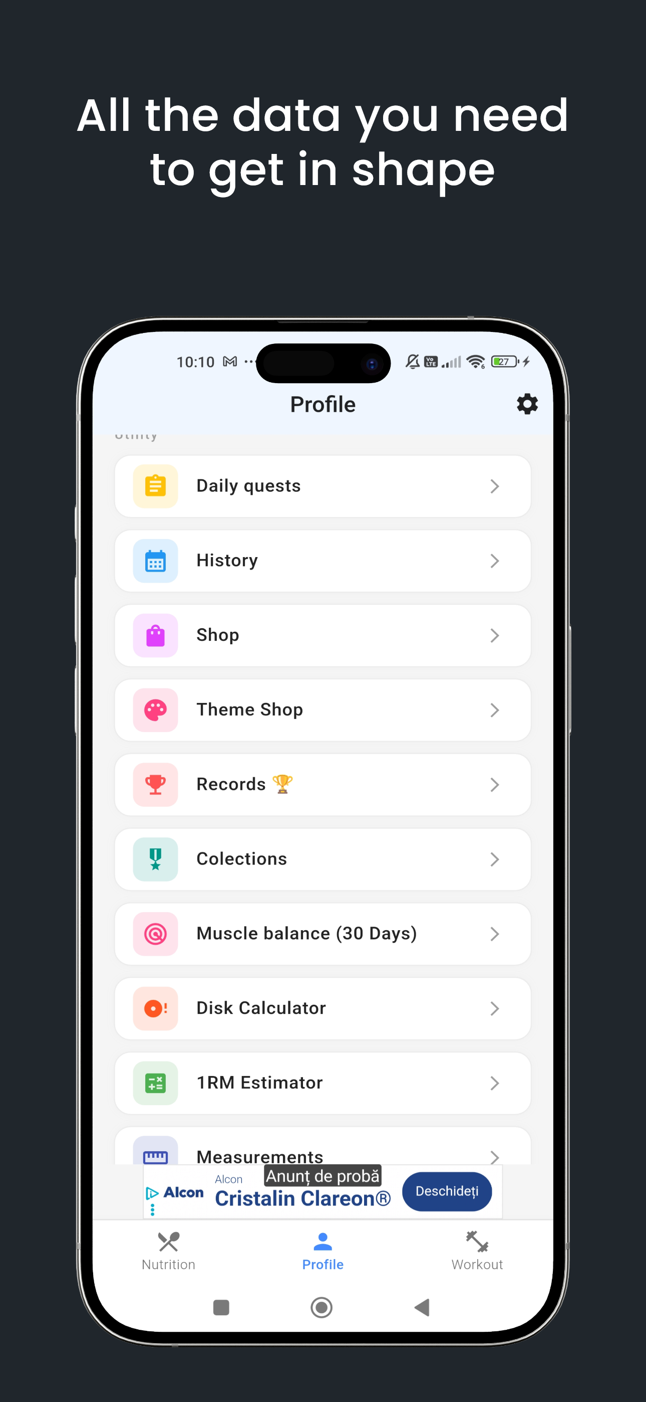 NRStrength: AI & Gamified Fitness - Screenshot 3 showing product features and functionality