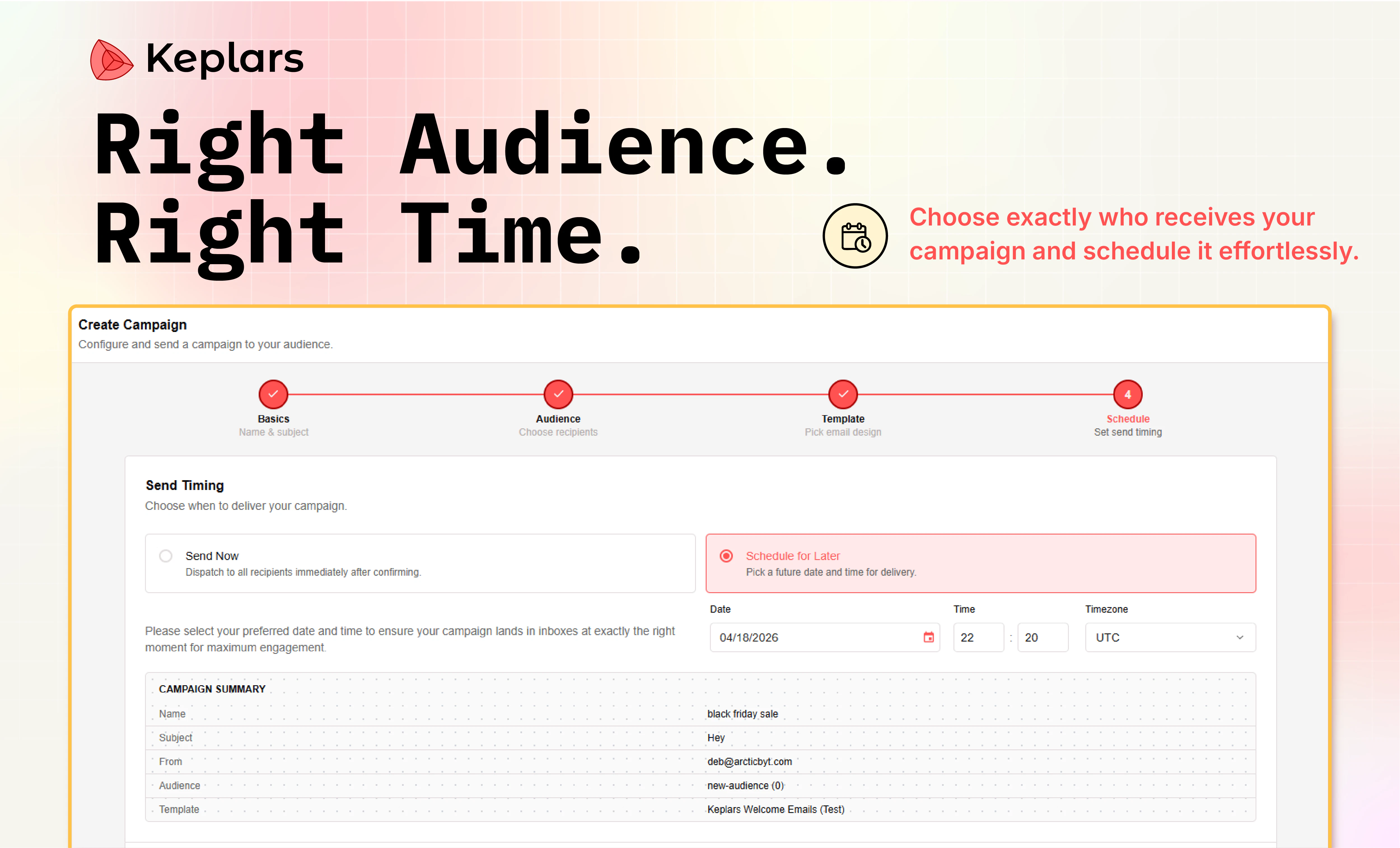 Keplars Marketing Emails screenshot 3