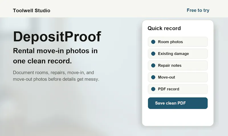 DepositProof screenshot 2