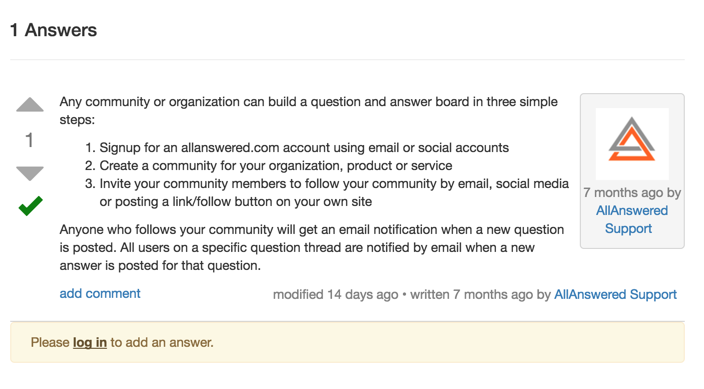 AllAnswered gallery image