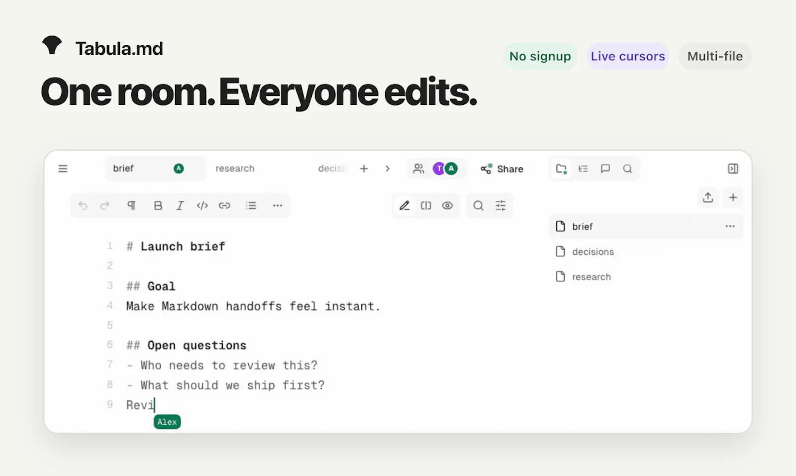 Tabula screenshot 2