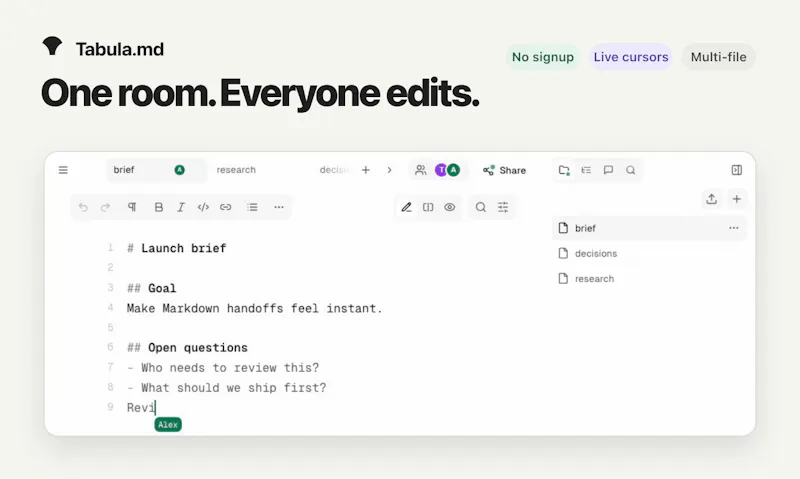 Tabula screenshot 2