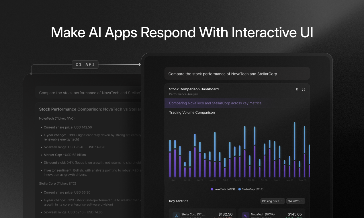 Média C1 par thesys - Faire répondre aux applications AI avec une interface utilisateur interactive en temps réel 2