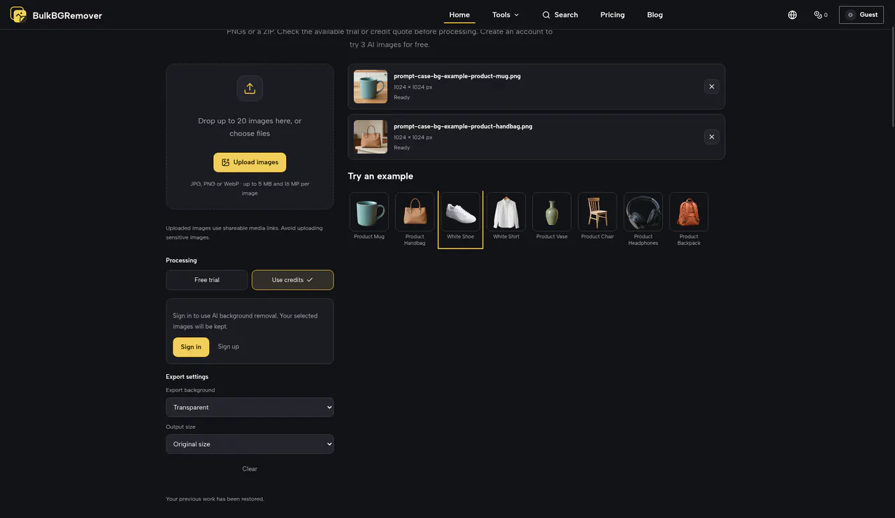 BulkBGRemover gallery image