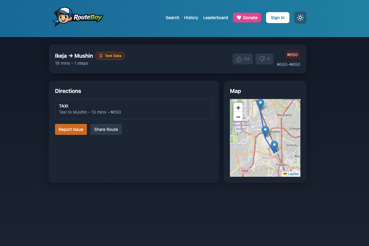 RouteBoy gallery image