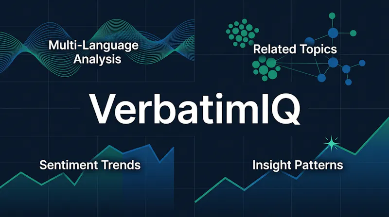 VerbatimIQ Analyze screenshot 1