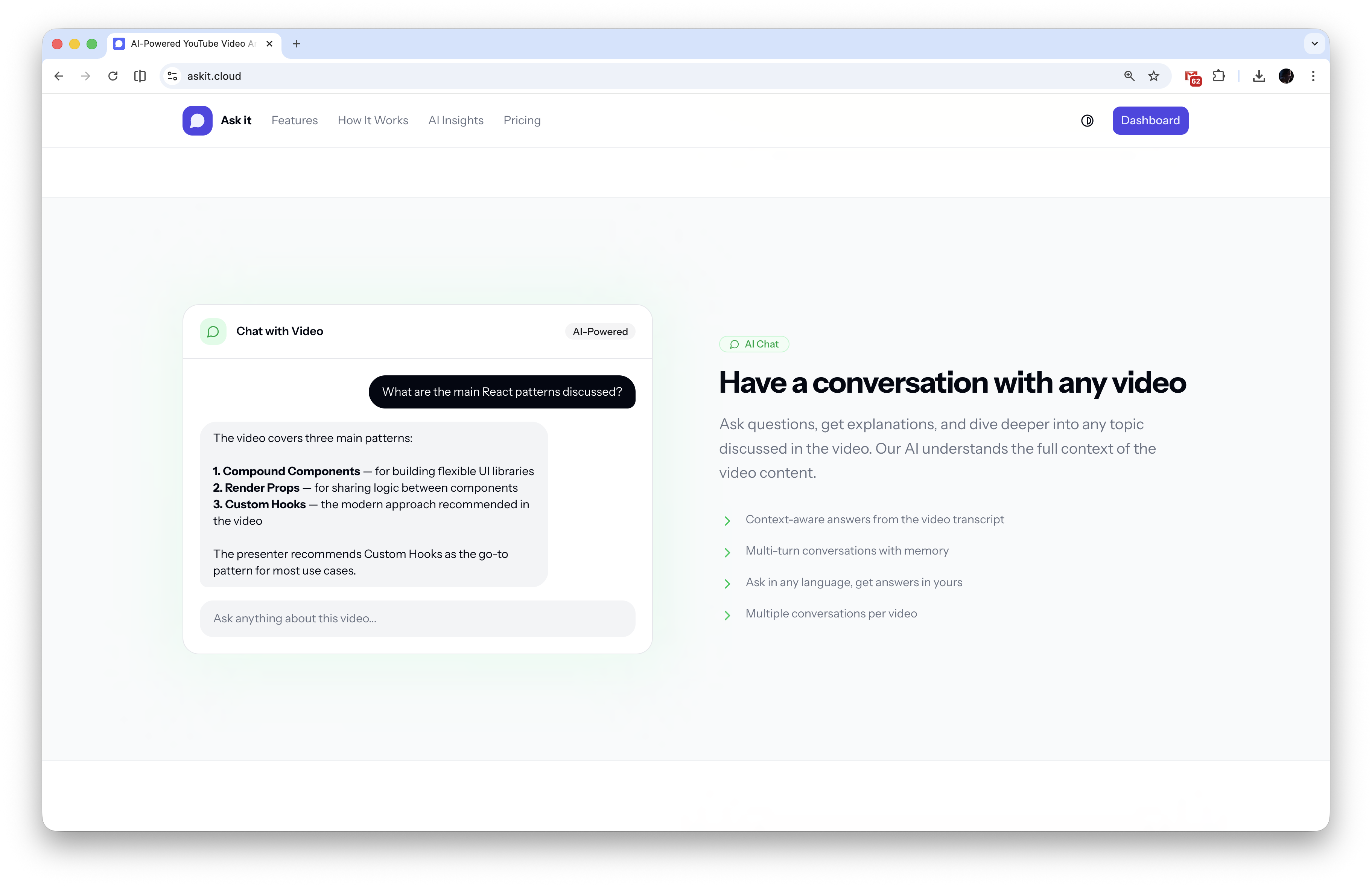 Ask it — Understand YouTube Faster gallery image