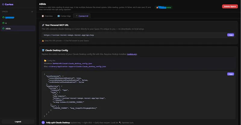 Cortex screenshot 3