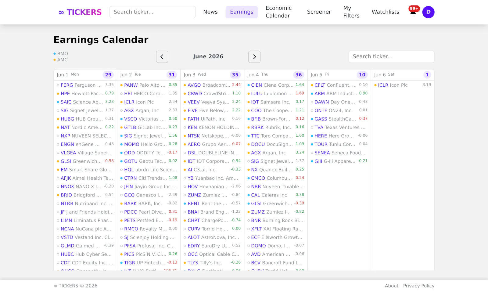 ∞ TICKERS screenshot 6