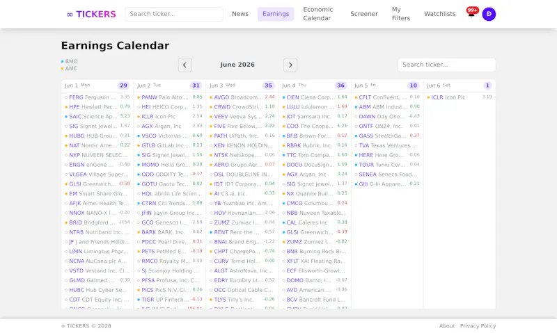 ∞ TICKERS screenshot 6