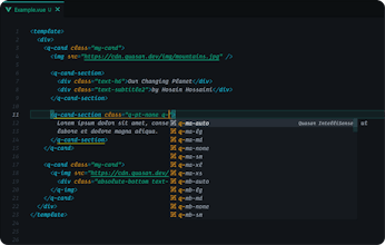 Quasar IntelliSense gallery image