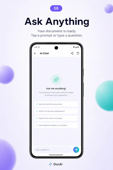 DocAI: PDF Summarizer & Chat 截图