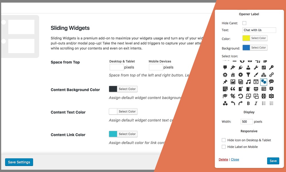 Widget Options for WordPress gallery image
