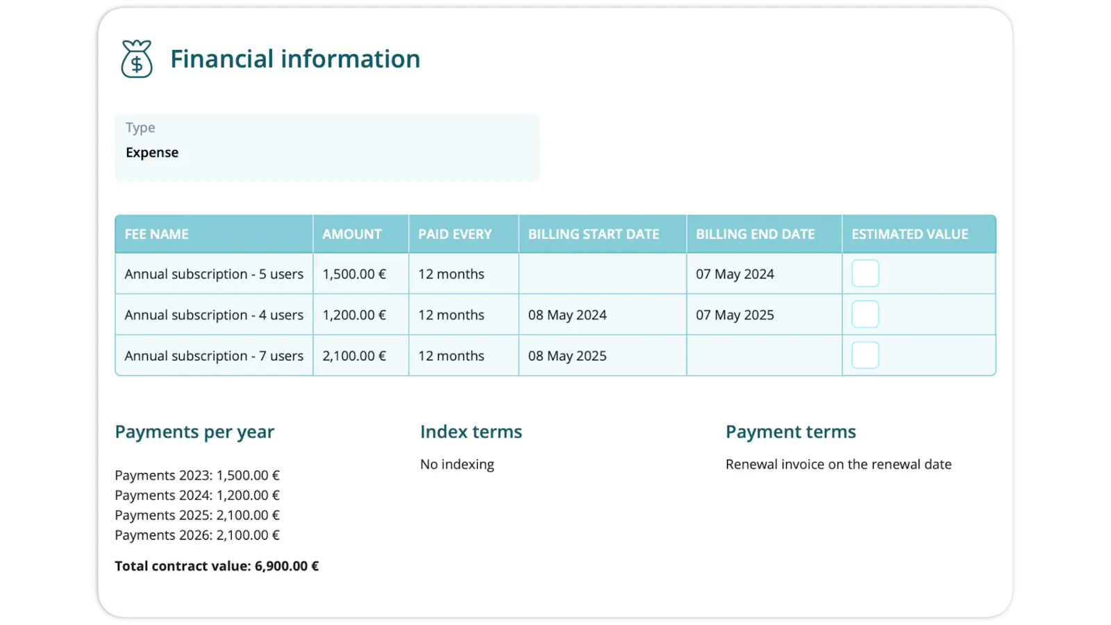 Contractpedia screenshot 6