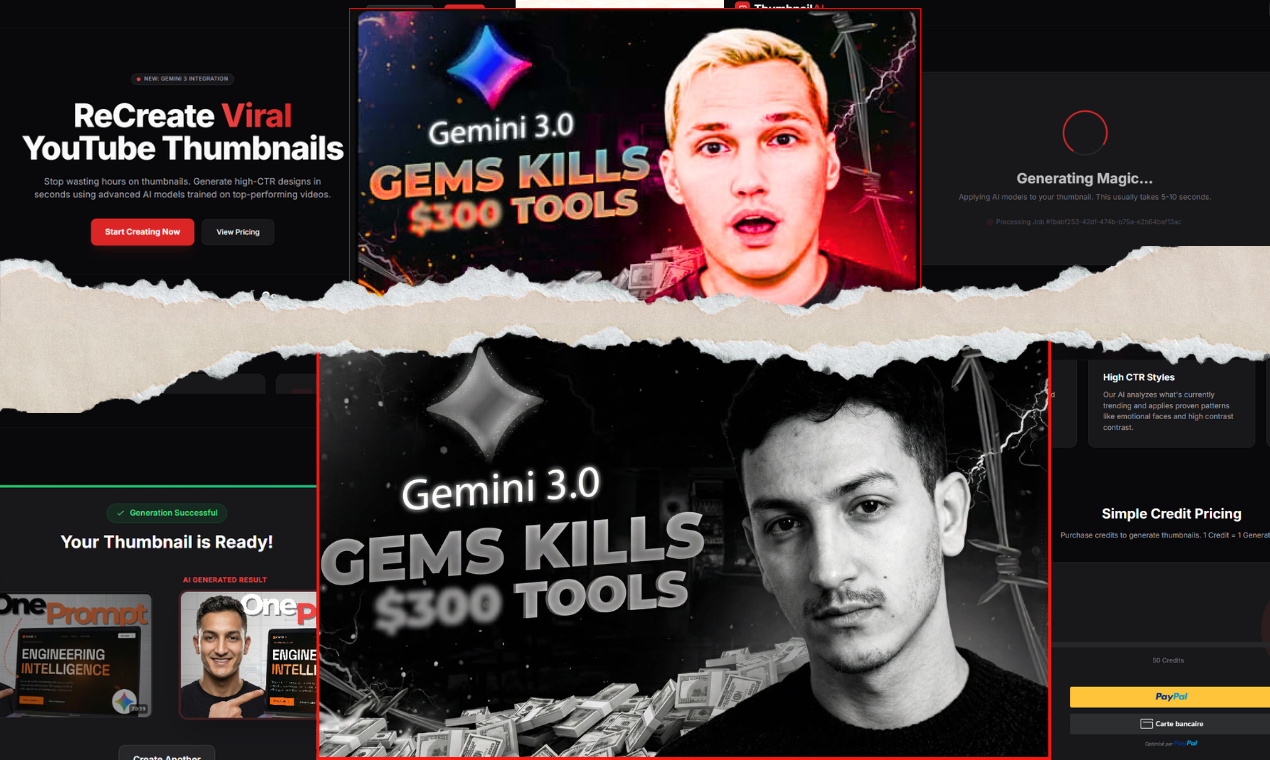 YouTube Thumbnail AI Cloner gallery image