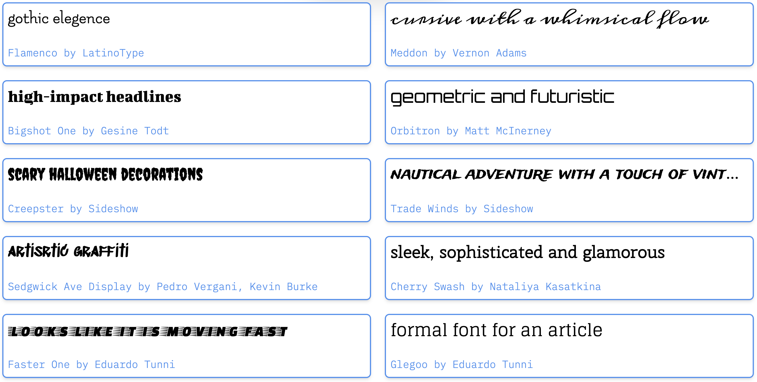 Font Vibes