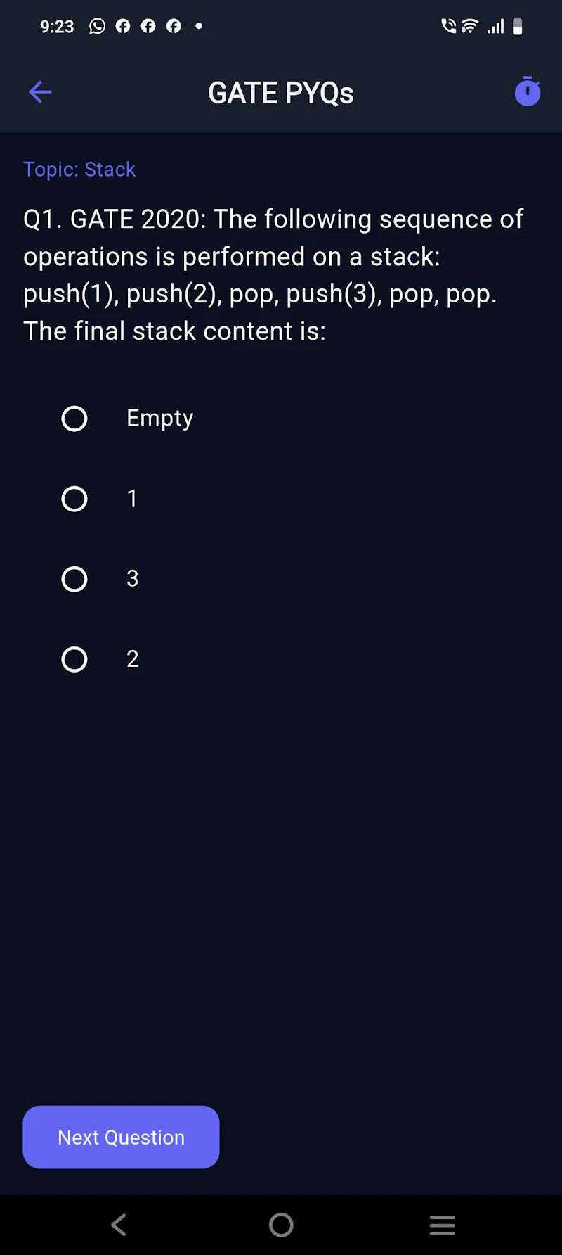 Data structure visualizer screenshot 2