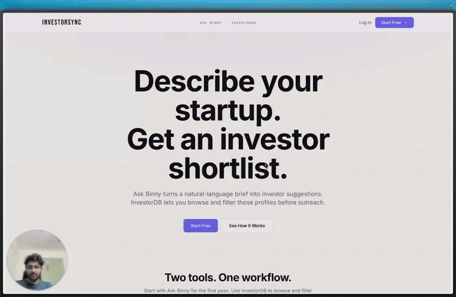 Investorsync screenshot 1 (video preview)
