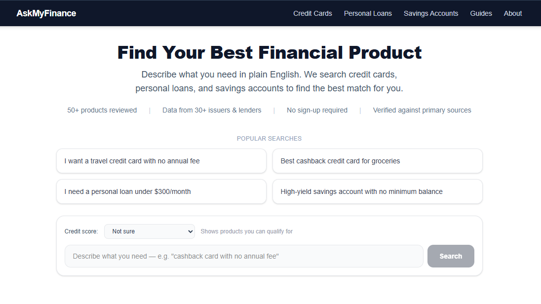 AskMyFinance gallery image